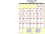 December 00 Calendar